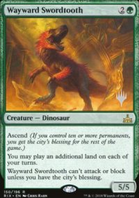 Crocs-de-sabre rtif - Planeswalker symbol stamped promos