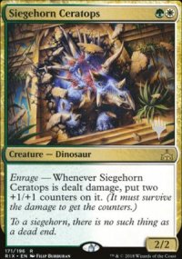 Cratops cornesige - Planeswalker symbol stamped promos