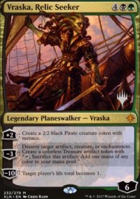 Vraska, chercheuse de reliques - Planeswalker symbol stamped promos