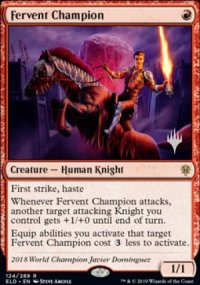 Champion fervent - Planeswalker symbol stamped promos