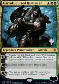 Garruk, chasseur maudit - Planeswalker symbol stamped promos