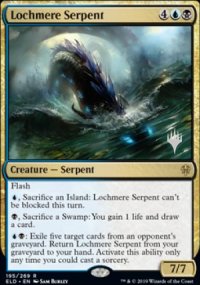 Grand serpent de Lochmere - Planeswalker symbol stamped promos