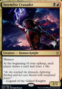 Croise Poing-de-tempte - Planeswalker symbol stamped promos