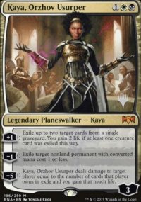 Kaya, usurpatrice d'Orzhov - Planeswalker symbol stamped promos