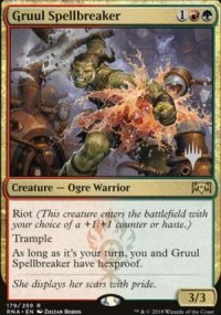 Brisesort des Gruul - Planeswalker symbol stamped promos