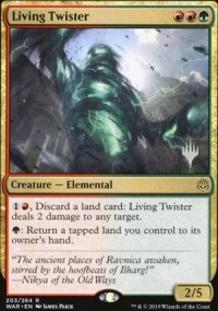 Tornade vivante - Planeswalker symbol stamped promos