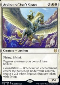 Archonte de la grce solaire - Planeswalker symbol stamped promos