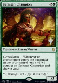 Championne setessienne - Planeswalker symbol stamped promos