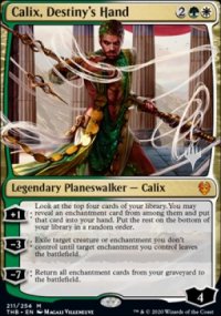 Calix, main de la destine - Planeswalker symbol stamped promos