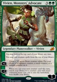 Vivien, partisane des monstres - Planeswalker symbol stamped promos