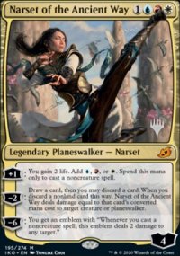 Narset des traditions - Planeswalker symbol stamped promos