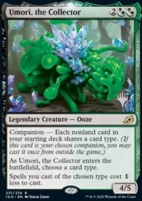 Umori, le collecteur - Planeswalker symbol stamped promos