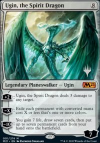 Ugin, le dragon-esprit - Planeswalker symbol stamped promos