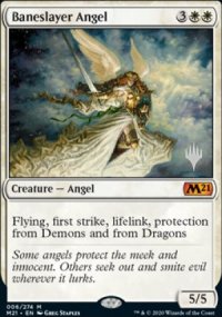 Ange pourfendeur - Planeswalker symbol stamped promos