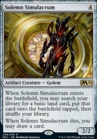 Simulacre solennel - Planeswalker symbol stamped promos