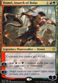 Domri, anarchiste de Bolas - Planeswalker symbol stamped promos