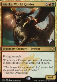 Atarka, broyeuse de monde - Planeswalker symbol stamped promos