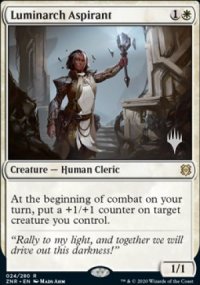 Aspirante luminarque - Planeswalker symbol stamped promos