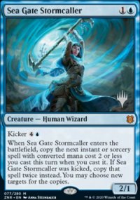 Meneuse d'orage de Porte des Mers - Planeswalker symbol stamped promos