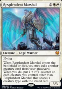 Marchale resplendissante - Planeswalker symbol stamped promos