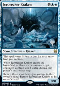 Kraken brise-glace - Planeswalker symbol stamped promos