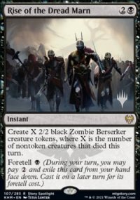 Leve de l'Effroyable arme de Marn - Planeswalker symbol stamped promos