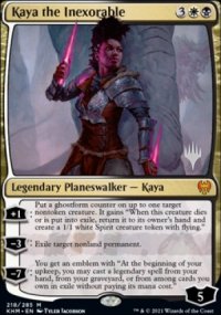 Kaya l'Inexorable - Planeswalker symbol stamped promos