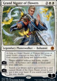 Grand matre des fleurs - Planeswalker symbol stamped promos