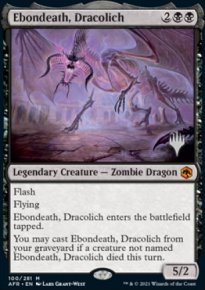 Noiremort, dracoliche - Planeswalker symbol stamped promos