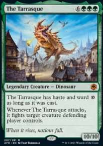 La tarasque - Planeswalker symbol stamped promos