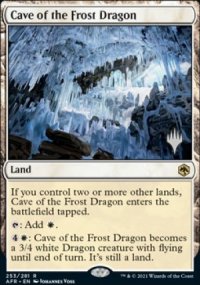 Grotte du dragon de givre - Planeswalker symbol stamped promos