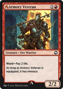 A-Armory Veteran - MTG Arena: Rebalanced Cards