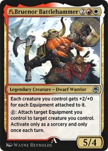 A-Bruenor Battlehammer - MTG Arena: Rebalanced Cards