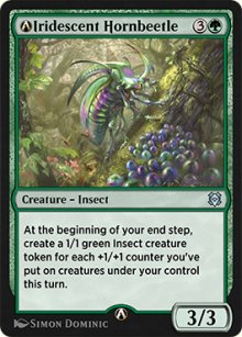 A-Iridescent Hornbeetle - MTG Arena: Rebalanced Cards