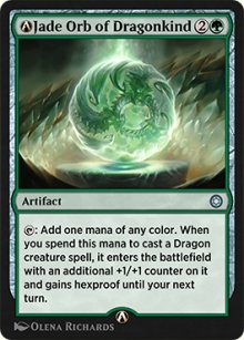 A-Jade Orb of Dragonkind - MTG Arena: Rebalanced Cards