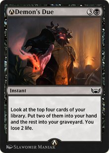 A-Demon's Due - MTG Arena: Rebalanced Cards