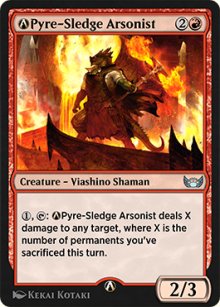 A-Pyre-Sledge Arsonist - MTG Arena: Rebalanced Cards