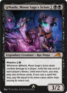 A-Nashi, scion du sage de la lune - MTG Arena: Rebalanced Cards