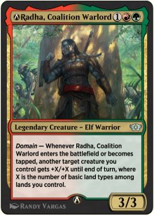 A-Radha, seigneur de guerre de la Coalition - MTG Arena: Rebalanced Cards