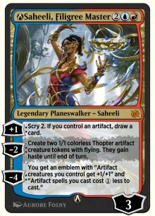 A-Saheeli, matresse de filigrane - MTG Arena: Rebalanced Cards