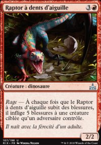 Raptor  dents d'aiguille - 