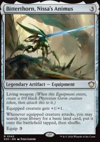 Bitterthorn, Nissa's Animus - Secrets of Strixhaven Commander Decks