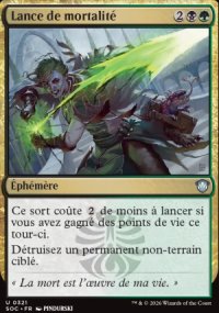 Lance de mortalit� - Secrets of Strixhaven Commander Decks