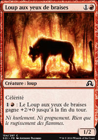 Loup aux yeux de braises - 