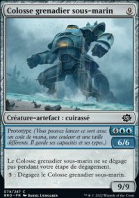 Colosse grenadier sous-marin - 