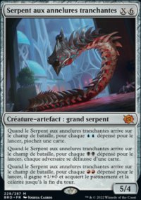 Serpent aux annelures tranchantes - 