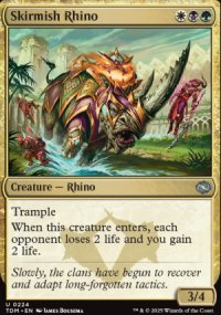 Skirmish Rhino - Tarkir: Dragonstorm