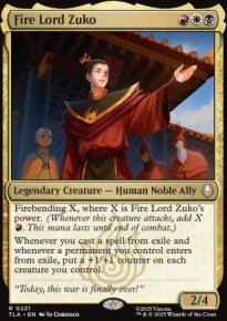 Fire Lord Zuko - Avatar: The Last Airbender