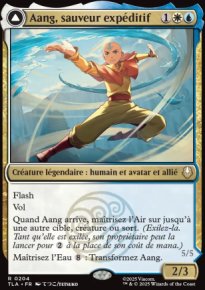 Aang, sauveur expditif<br>Aang et La, fureur de l'ocan