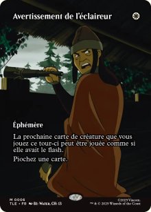 Avertissement de l'claireur - Avatar: The Last Airbender Eternal-Legal